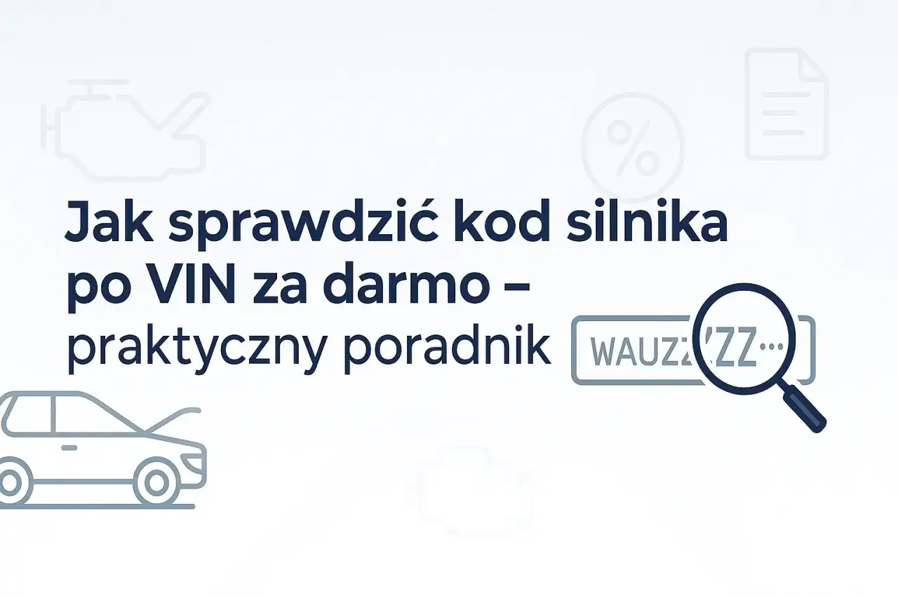 Zdjęcie Jak odczytać silnik po VIN i uniknąć błędnych informacji